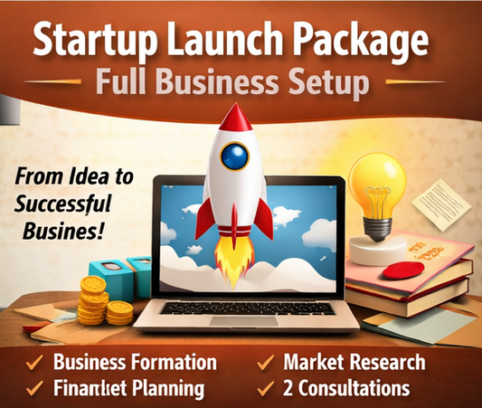 Startup Launch Package  Full Business Setup